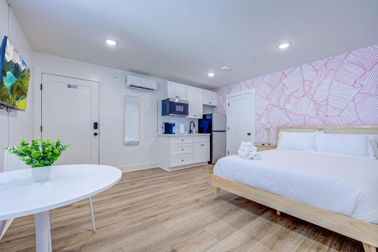 Pink Flamingo Studio Apartment Galveston Luaran gambar