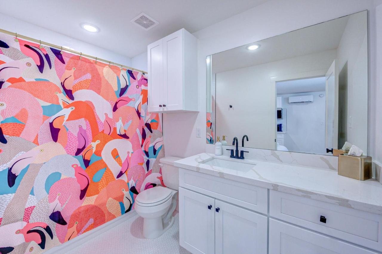 Pink Flamingo Studio Apartment Galveston Luaran gambar